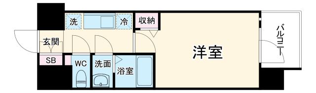 プレサンスNEO上新庄PRIMECRUISの間取り写真