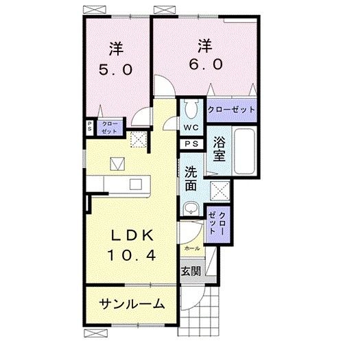 リクウェル ポンテ IIの間取り写真
