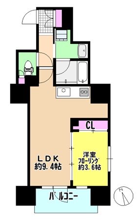フェローネ入谷の間取り写真
