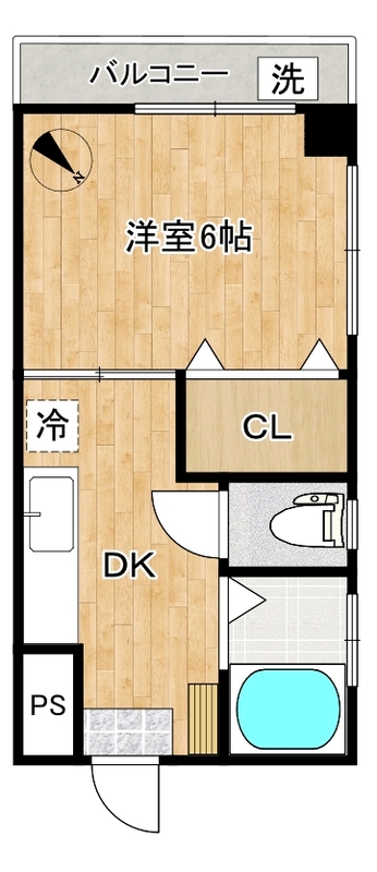 神山マンションの間取り写真