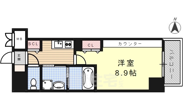 ロイヤルスクエア徳川の間取り写真