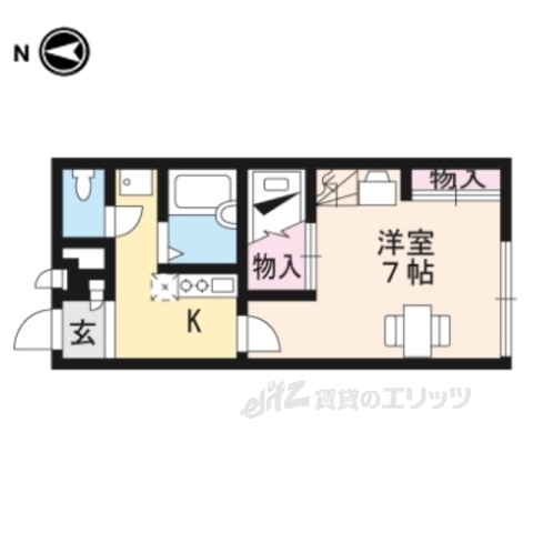 レオパレスポケット2の間取り写真