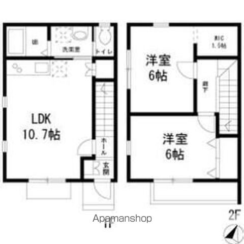 京急久里浜線 北久里浜駅 徒歩13分 2階建 築11年の間取り写真