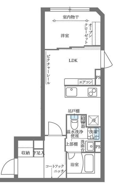 COCOCUBE大井町の間取り写真