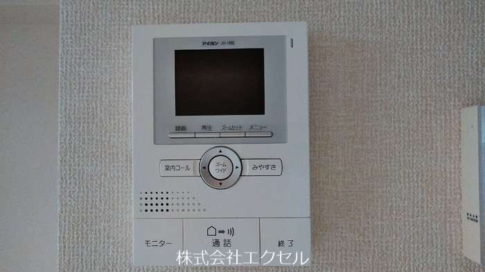 セキュリティ　モニター付きインターホンです。