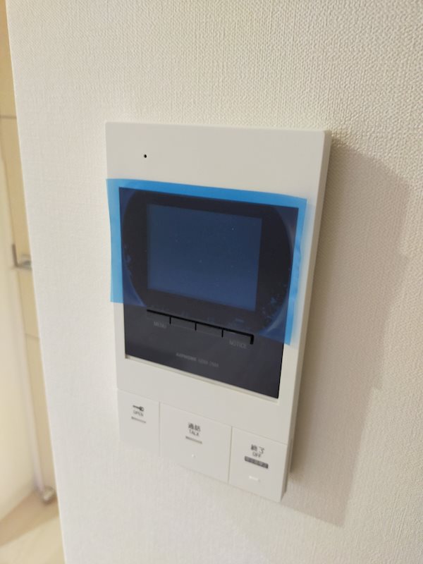 セキュリティ　カラーモニター付きインターホン
