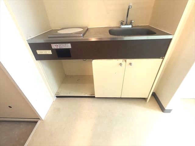 キッチン　ＩＨコンロ付のミニキッチン