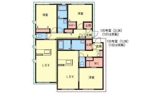 シーコートの間取り