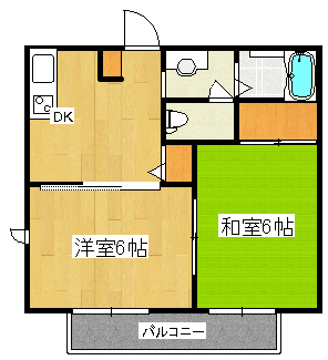 SD喜多鶴の間取り