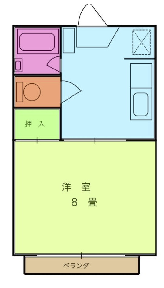 セジュール富岡の間取り