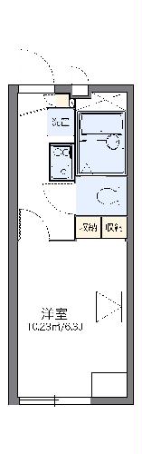 レオパレスぬまたの間取り