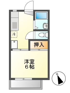 コーポ中村の間取り