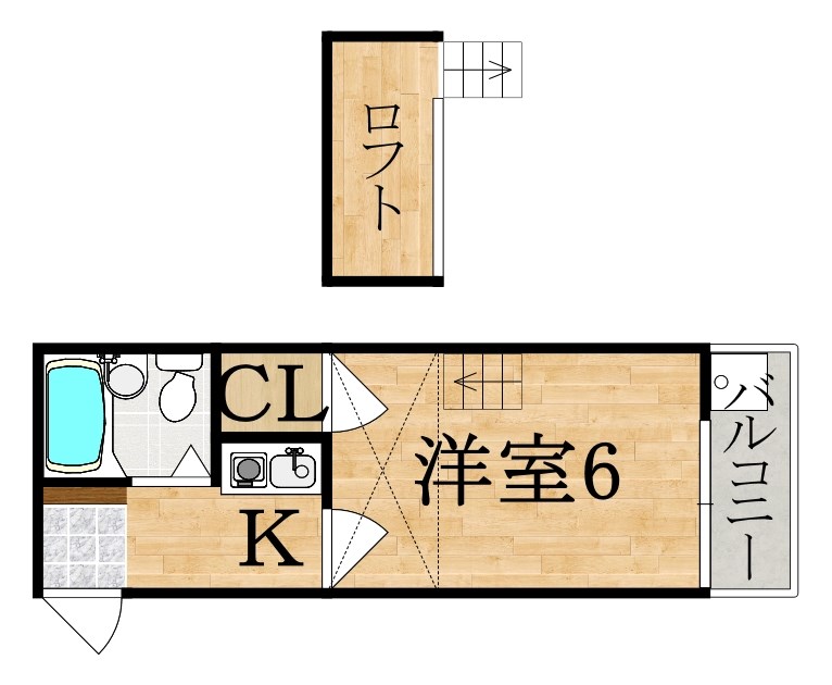 パレス八木第2の間取り