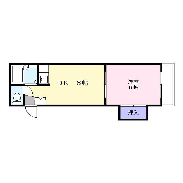 城南ビレッジの間取り