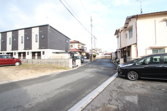 【岡山市中区西川原のアパートの眺望】