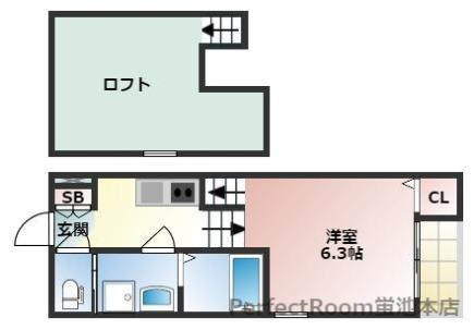 IMPERIAL　RESIDENCE八王寺の間取り