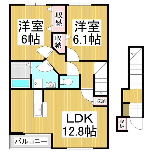 ロジュマンリーヴ　IIIの間取り