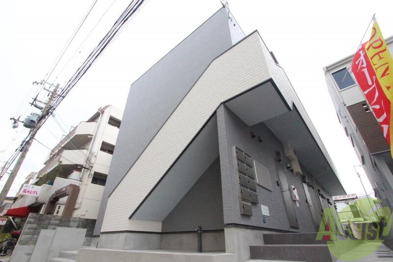 神戸市長田区東尻池町のアパートの建物外観