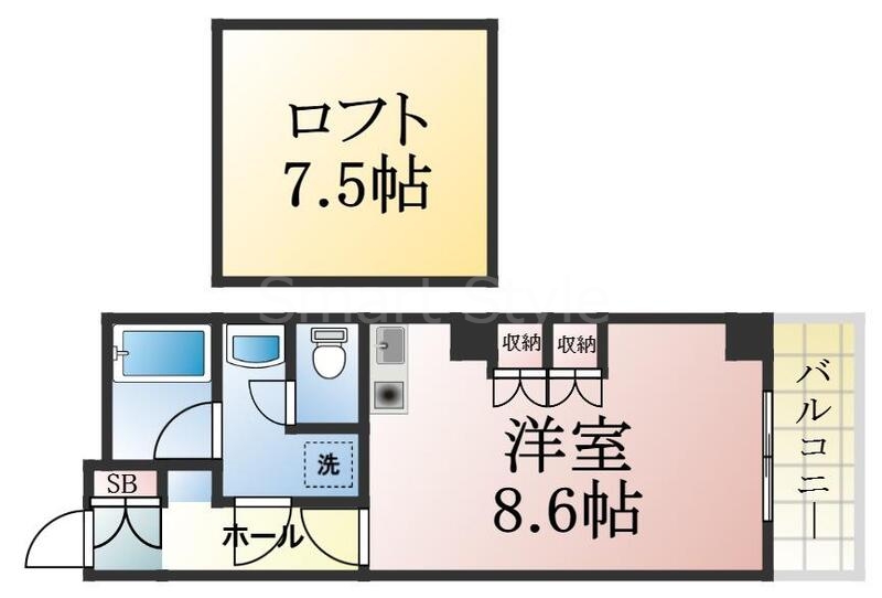 Badge新長田の間取り