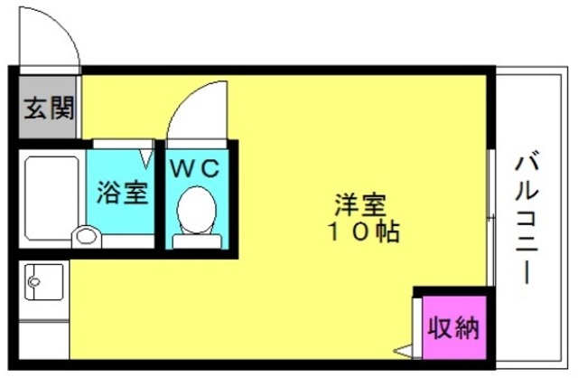 サニーキューブＮの間取り