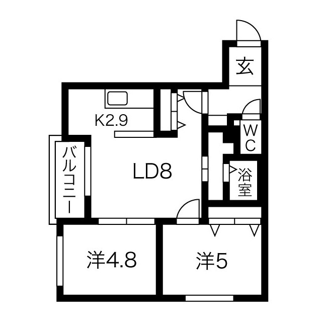 Ｃｈｏｃｏｌａｔの間取り