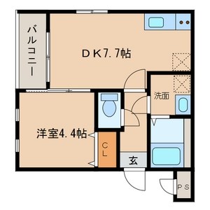 ＭＯＶＥ六番町ＷＥＳＴの間取り