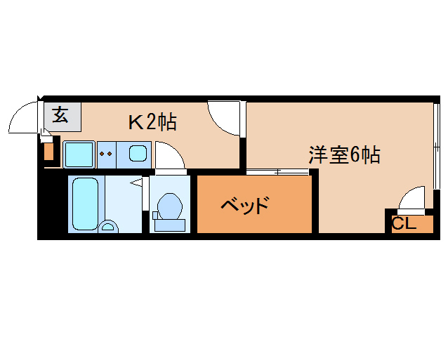 木津川市相楽のマンションの間取り