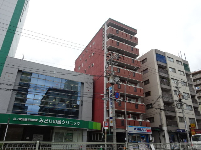 【大阪市東成区中本のマンションの建物外観】