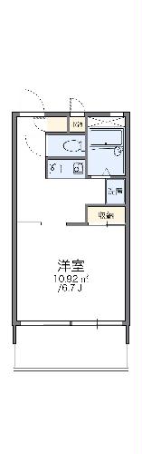 レオパレスヴェルタの間取り