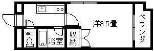 メゾンホワイトの間取り