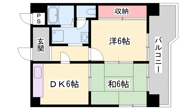 ロイヤルコーポ東雲の間取り