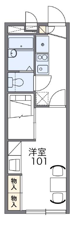 レオパレスＨＡＹＡの間取り