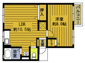 ソファレ中島の間取り