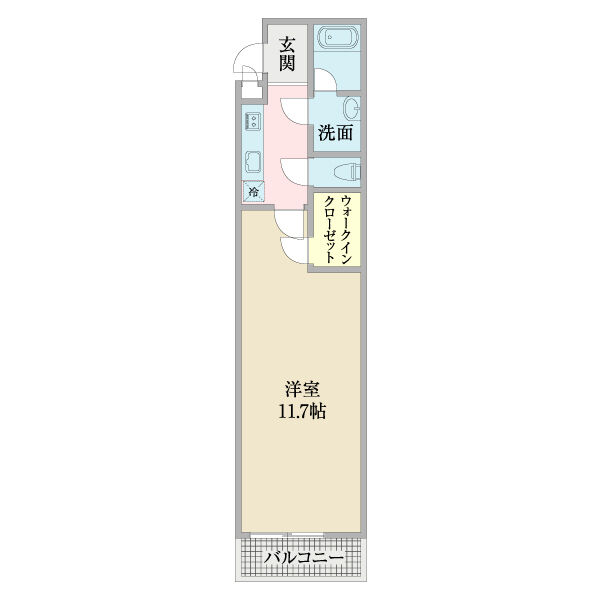 フジパレス堺老松町III番館の間取り