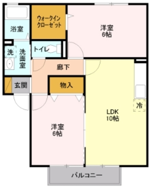 フォレストヴィラ 参番館の間取り