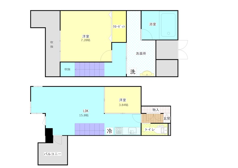 gala小倉10号の間取り