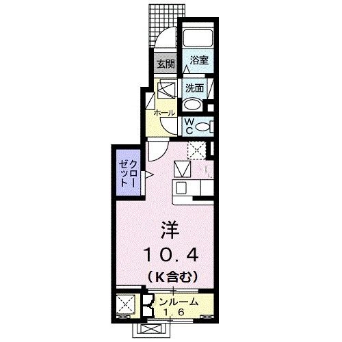 新居浜市瀬戸町のアパートの間取り