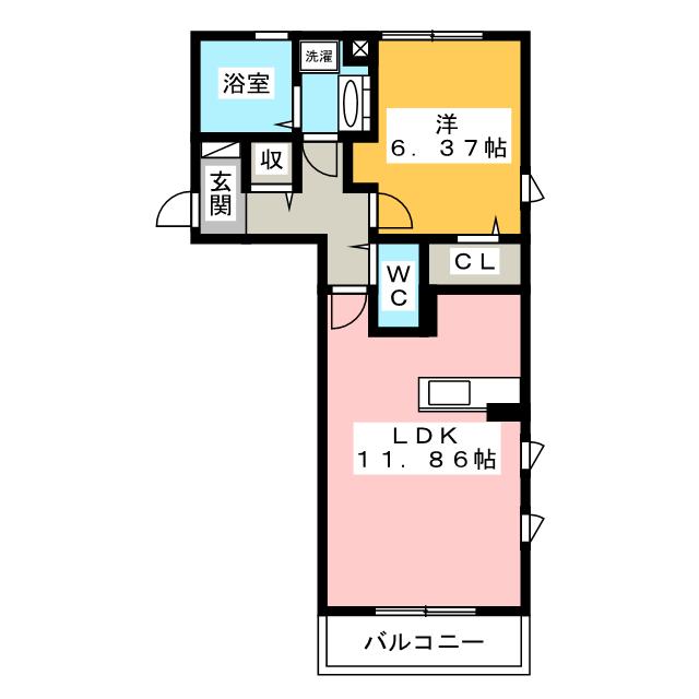 シェルクレール六番館の間取り