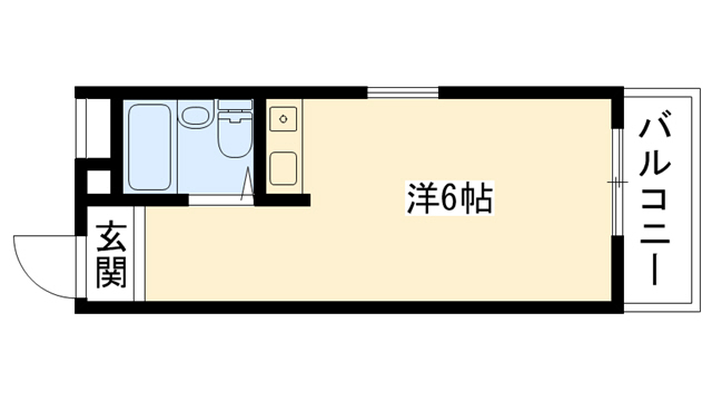 【西宮市中島町のマンションの間取り】