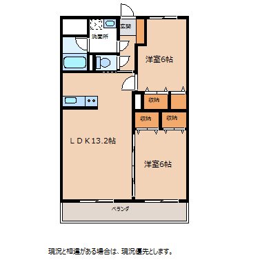 メゾン殿岡21の間取り