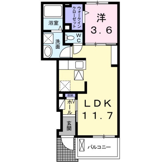 リュウオウの間取り