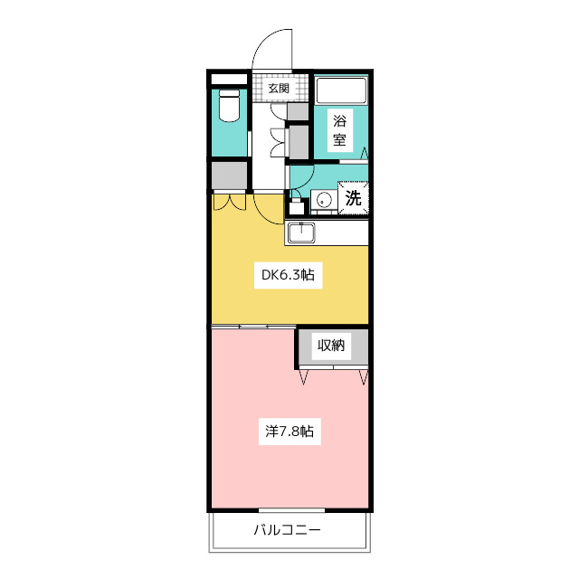 ＴＨ－Ｍａｉｓｏｎ　Ｍｉｙｏｓｈｉ－Ｋａｍｉの間取り