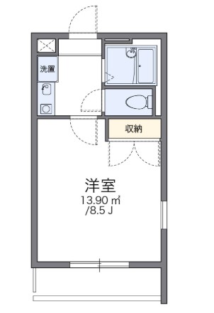 横浜市青葉区藤が丘のアパートの間取り