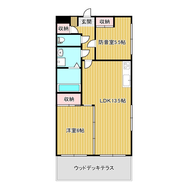 アダージョ住吉の間取り