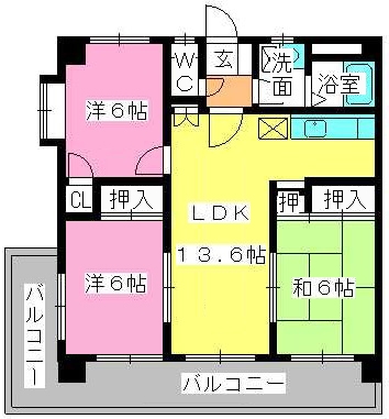 ロイヤルＭ４２の間取り