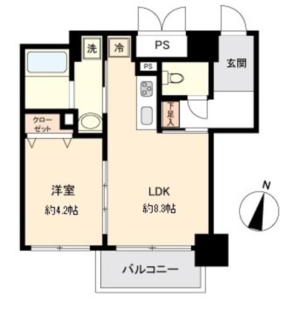 仙台市青葉区一番町のマンションの間取り