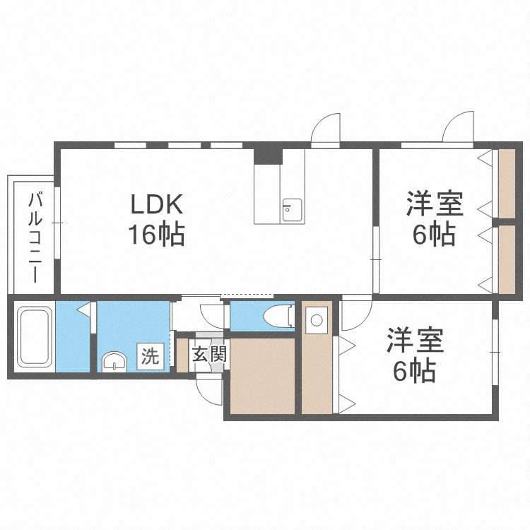 エスペランサの間取り