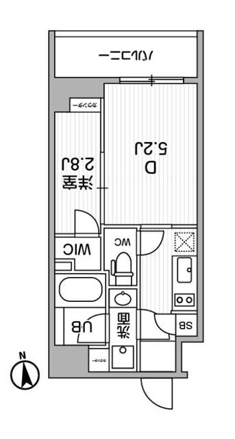 ALTERNA東池袋の間取り