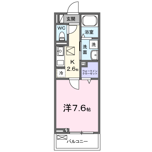 サンズ　メモリー　藤沢の間取り