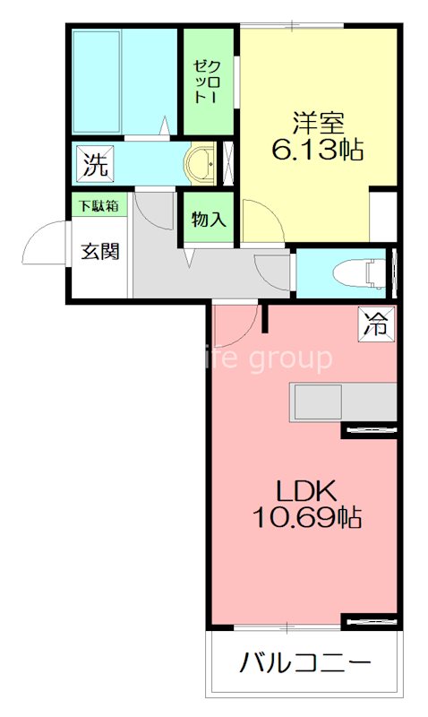 アプトンの間取り